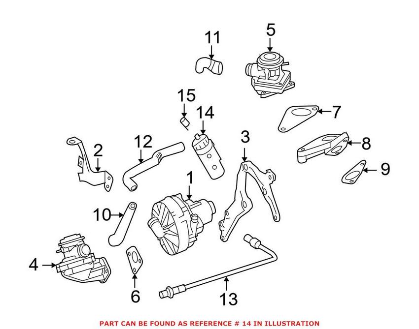 Mercedes Vapor Canister 1644701459